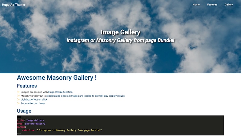 Screenshot of mobile version